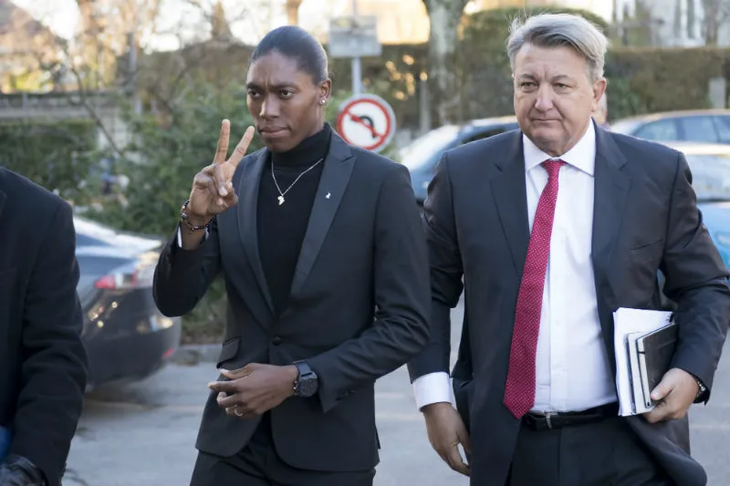 Caster Semenya, previo a una audiencia en el CAS en Suiza