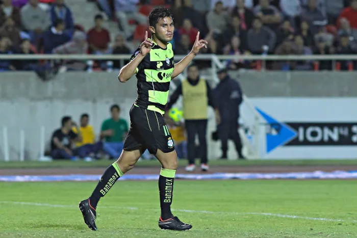 Dávila, en su etapa con Santos