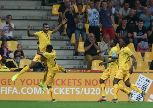 Mali celebra una anotación frente a Argentina