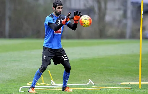 Riesgo en un entrenamiento con el cuadro azulgrana