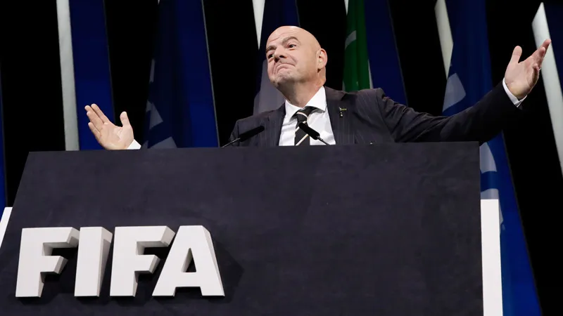 Infantino, en el 69° Congreso de la FIFA