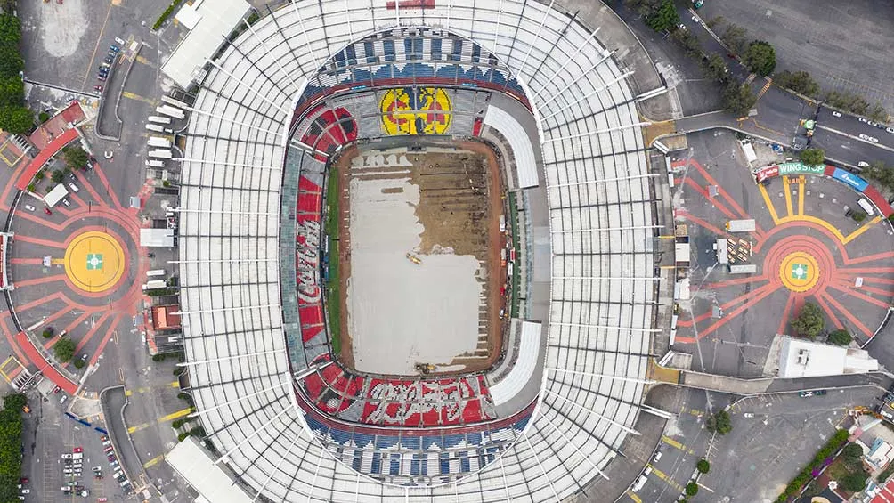 Mirada del Coloso de Santa Úrsula desde el dron de RÉCORD