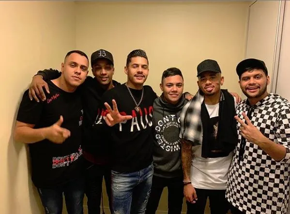 INSTAGRAM @kendantas Gabriel Jesus junto a otros invitados durante la fiesta