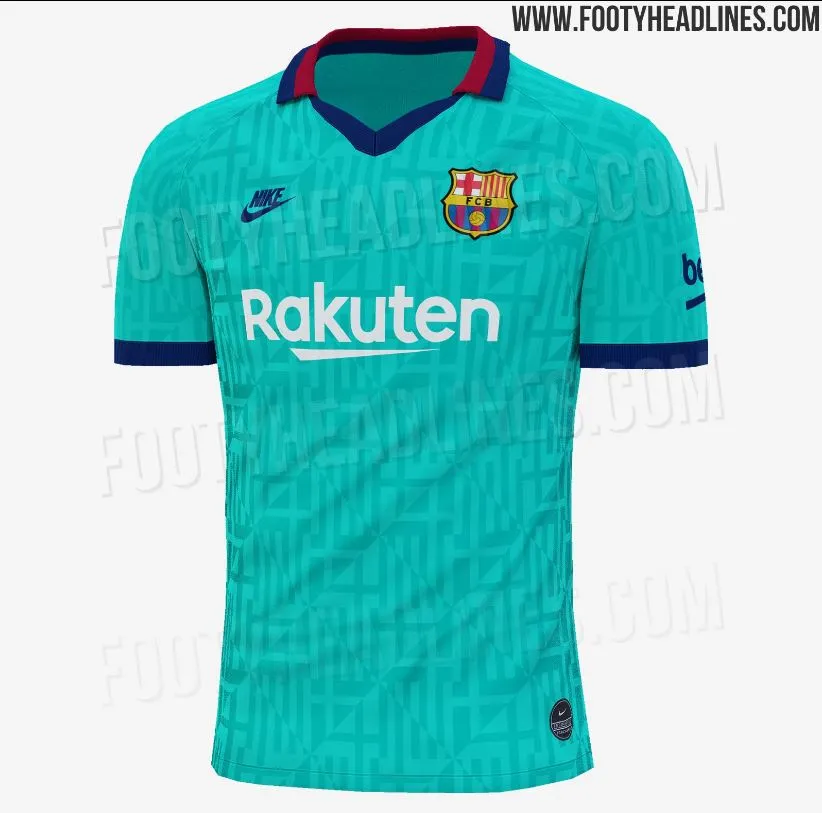 FOOTYHEADLINES.COM Posible tercer jersey del Barcelona para campaña 2019-20