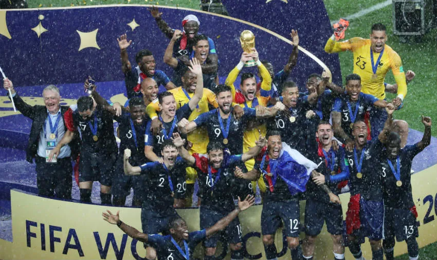 Francia alza el título de la Copa del Mundo en Rusia 2018