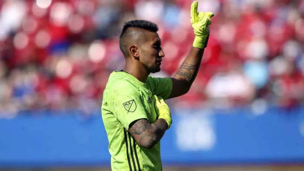 Daniel Vega durante un encuentro de la MLS