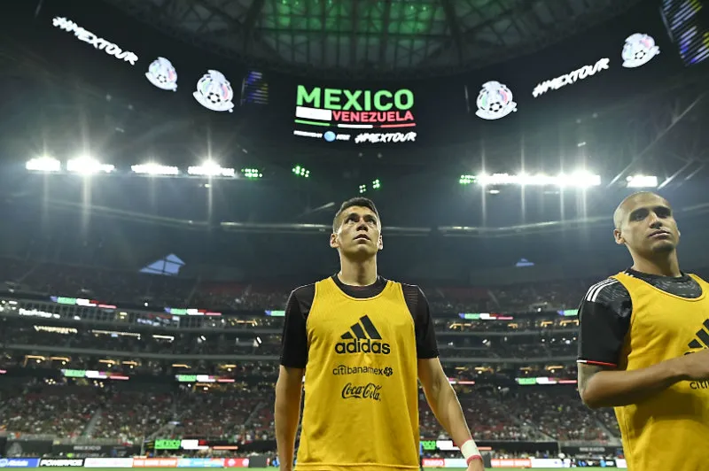 Moreno previo a un juego con la Selección Mexicana
