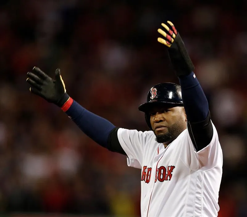 'Big Papi' en un juego con Red Sox en 2016