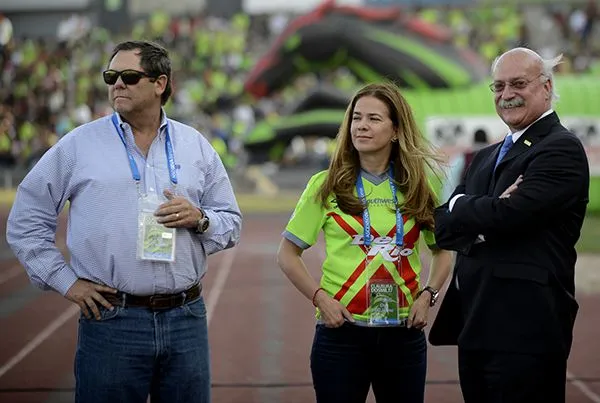 Alejandra de la Vega junto a Enrique Bonilla