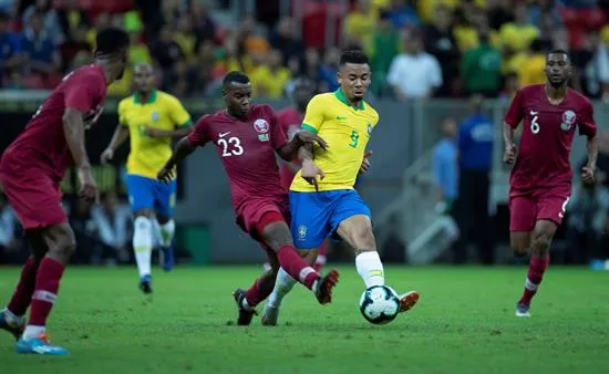 Qatar, en juego amistoso contra Brasil