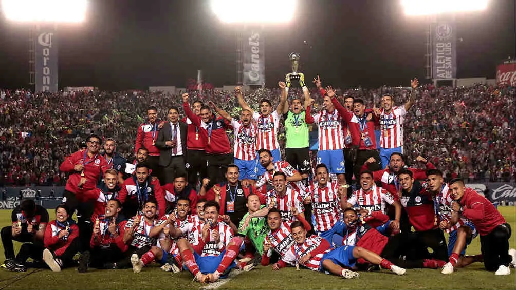 DANIEL GÁMEZ San Luis festeja Campeonato en Ascenso MX