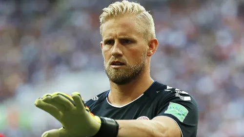 EFE Kasper Schmeichel durante un partido con Dinamarca