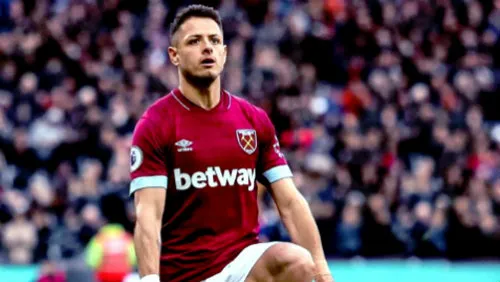 INSTAGRAM @CH14_ Javier Hernández celebra un gol con el West Ham