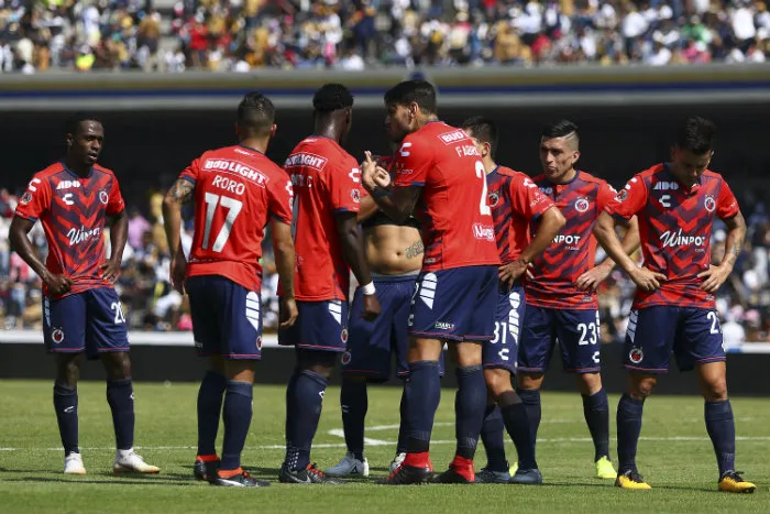 Jugadores del Veracruz en lamento