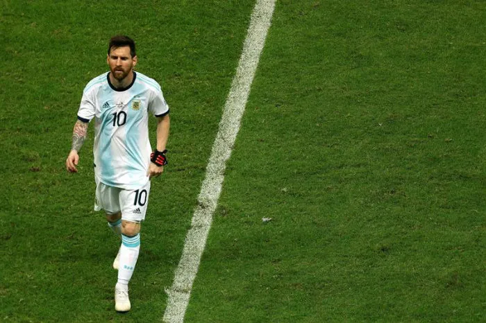EFE Messi durante el partido contra Colombia