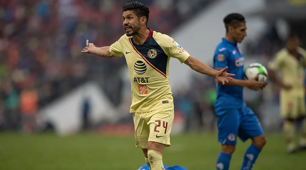 MEXSPORT Oribe durante un duelo con las Águilas en el Clausura 2018
