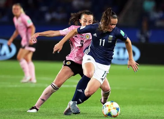 EFE La jugadoras de Argentina nunca bajaron los brazos