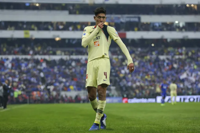 IMAGO7 Edson, en festejo de gol con América