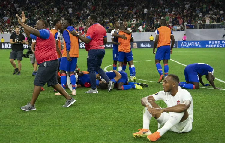 Haití festeja pase a 'Semis' de Copa Oro