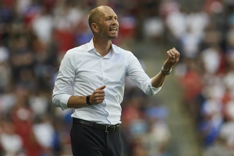 Gregg Berhalter, durante un duelo con Estados Unidos