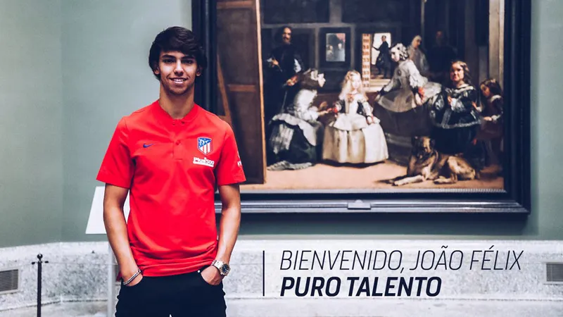 Joao Félix, presentado con el Atlético de Madrid