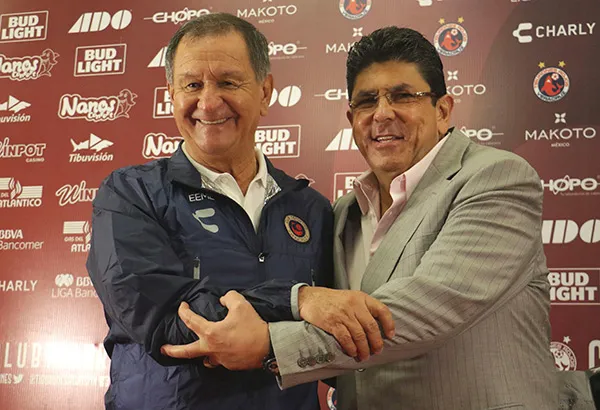 Meza, en su presentación con Veracruz