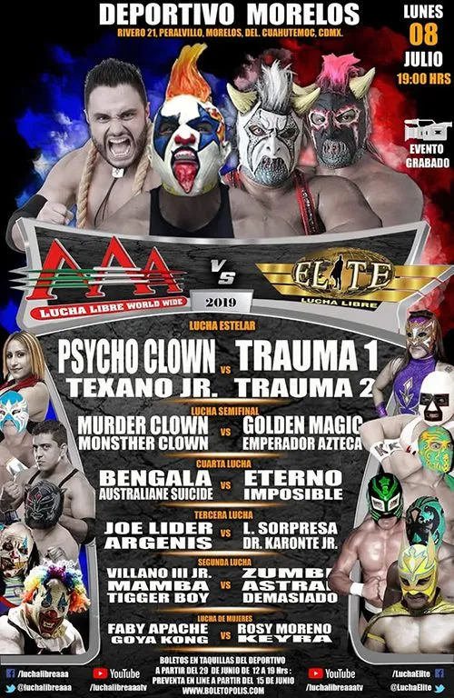 Cartel para la Liga Elite y Triple A