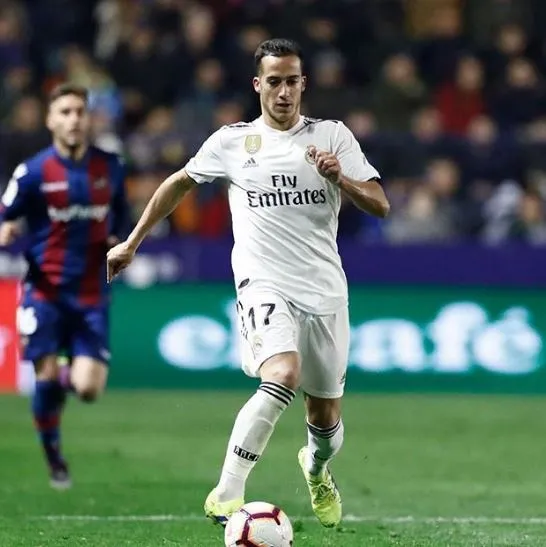 INSTAGRAM @LUCASVAZQUEZ91 Lucas, en un partido del Real Madrid