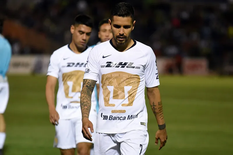 IMAGO7 Cabrera, tras una derrota de Pumas en el Clausura 2019