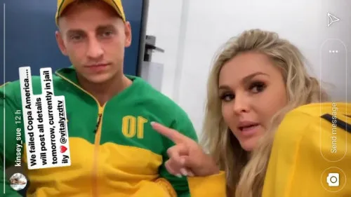 Wolanski y su novio Vitaly Zdorovetskiy detenidos en Brasil