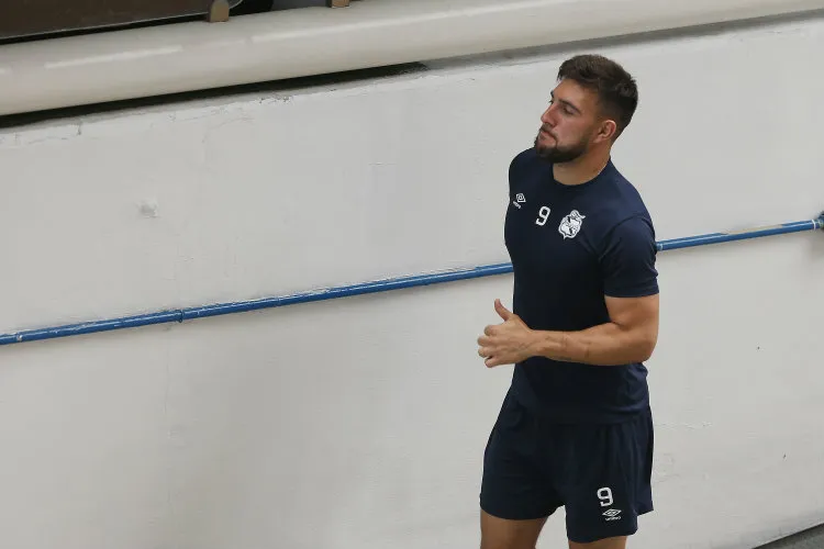 Cavallini, durante el amistoso entre Puebla y Alebrijes de Oaxaca