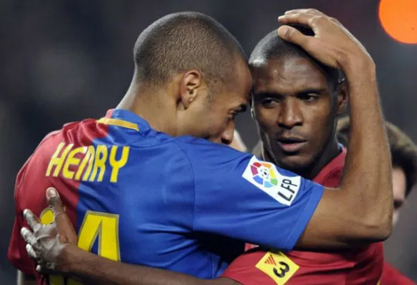 EFE Thierry Henry y Eric Abidal en su etapa como blaugranas
