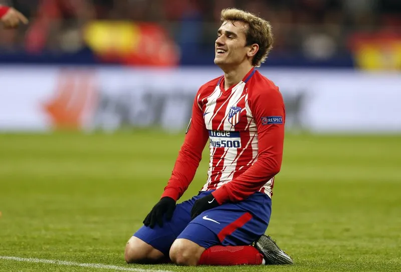 Griezmann, durante un partido