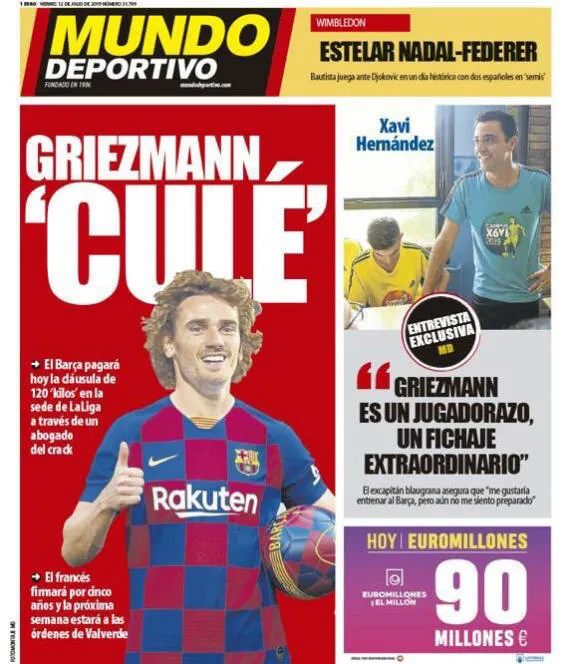 PORTADA MUNDO DEPORTIVO