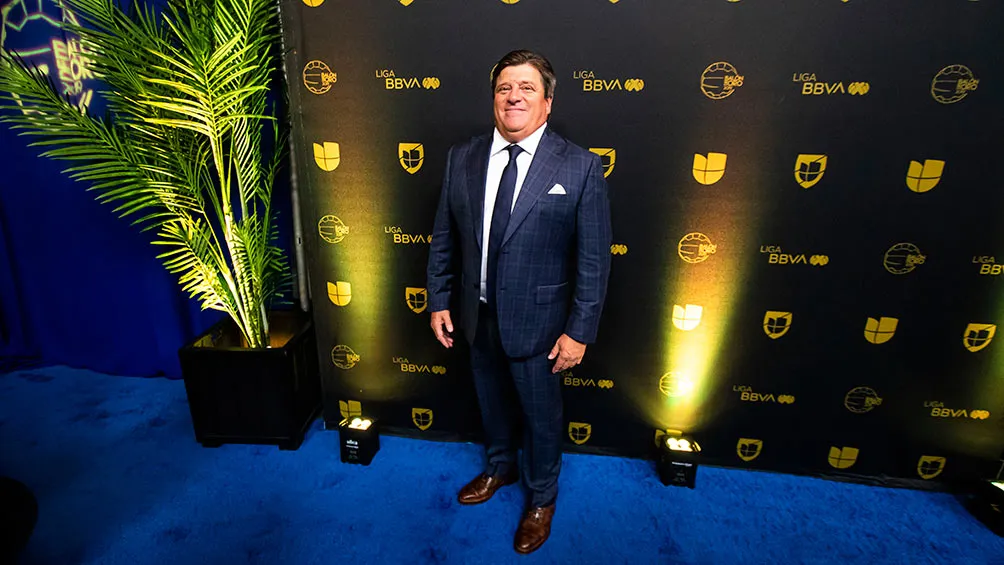 Piojo, durante la entrega del Balón de Oro de la Liga MX