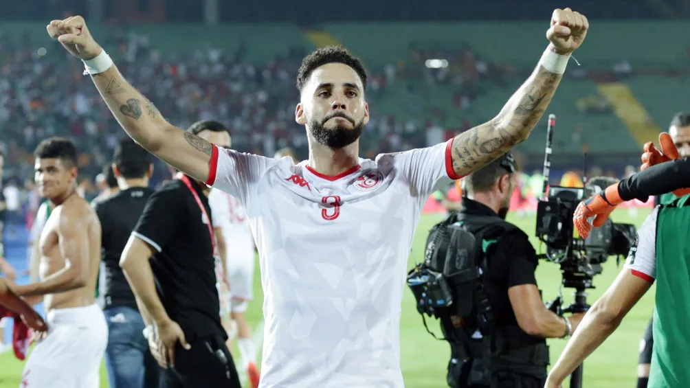 EFE Dylan Bronn festeja un triunfo de Túnez