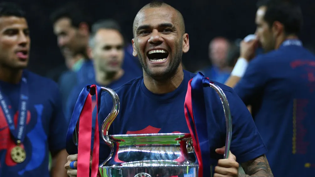 Dani Alves vivió sus mejores momentos con el Barcelona