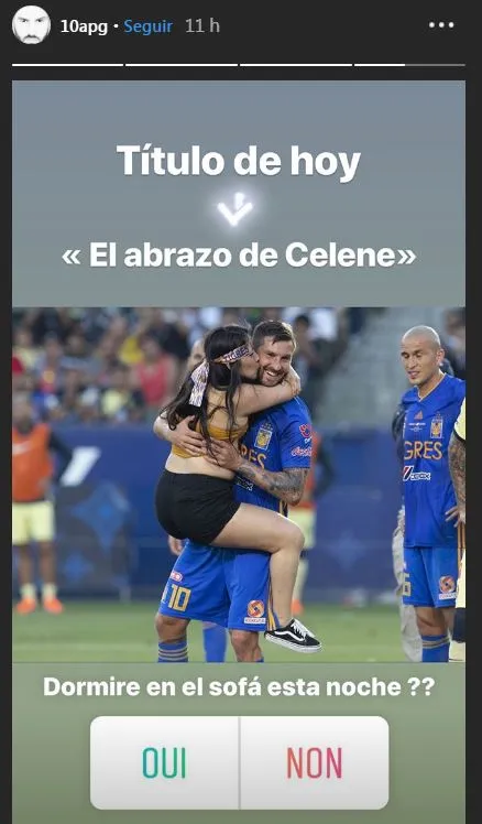 INSTAGRAM @10APG Publicación de André-Pierre Gignac