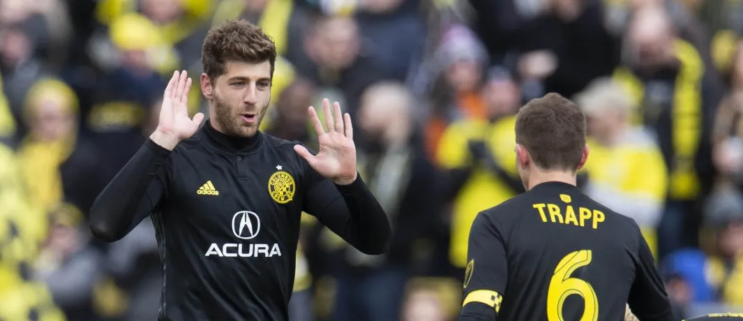 ESPECIAL Gastón Sauro celebra una anotación con el Columbus