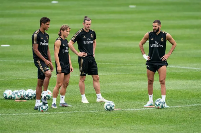 EFE Jugadores del Real Madrid, en un entrenamiento