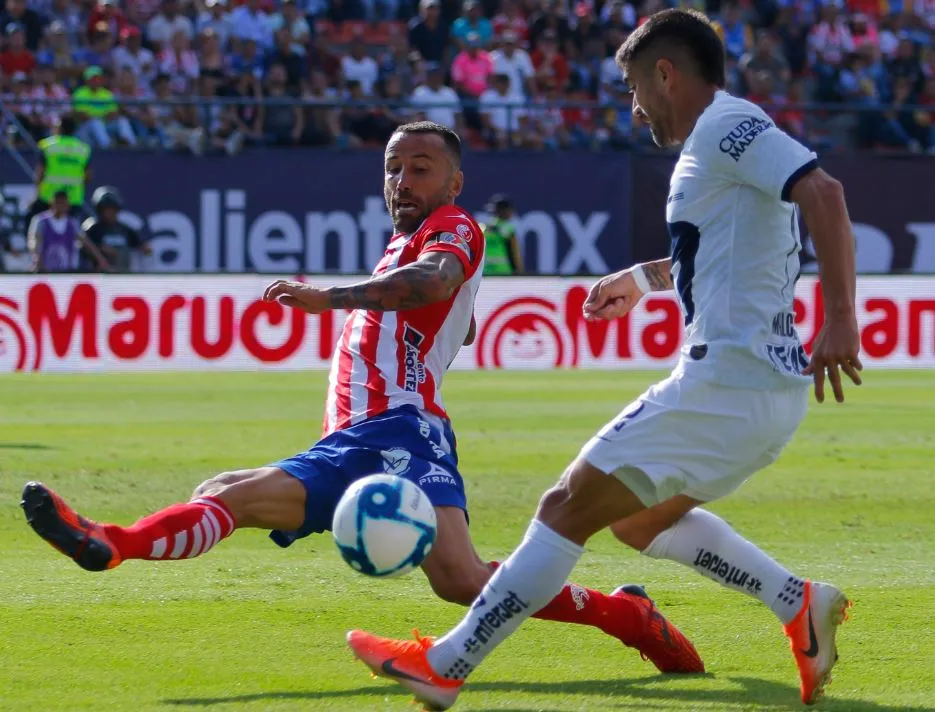 IMAGO7 Malcorra, durante el juego contra el Atlético San Luis