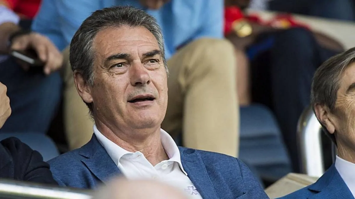 EFE Pep Segura, en las tribunas durante un cotejo