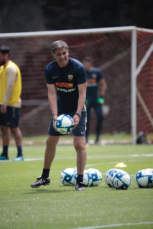 DANIEL GÁMEZ Míchel, durante un entrenamiento de Pumas