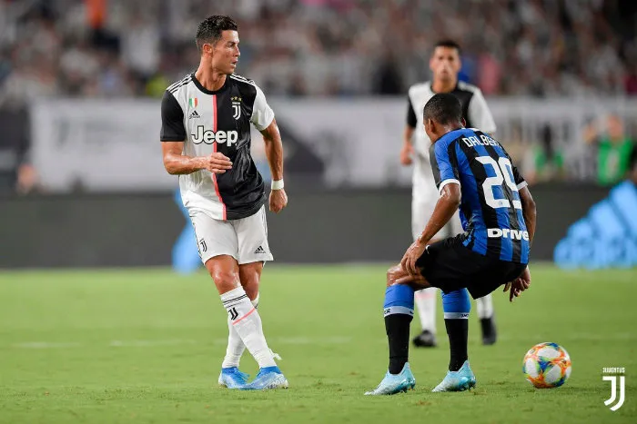 TWITTER @JUVENTUS FC Cristiano, en el partido contra Inter