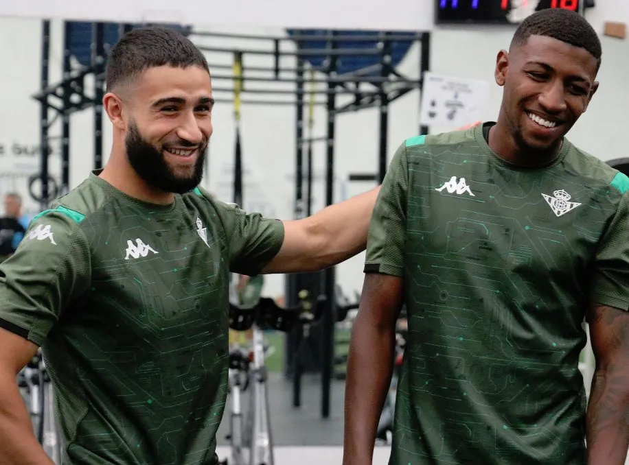 Nabil Fekir en la concentración del Betis