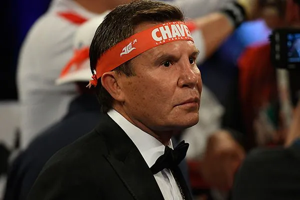 Julio César Chávez previo a una pelea