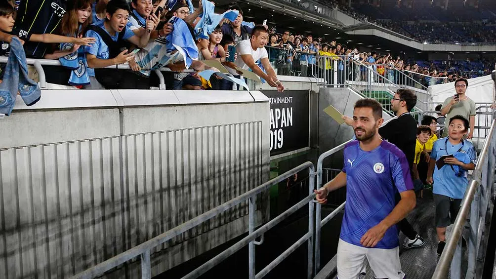 AP Bernardo Silva causó admiración durante la gira del Manchester City en Asia