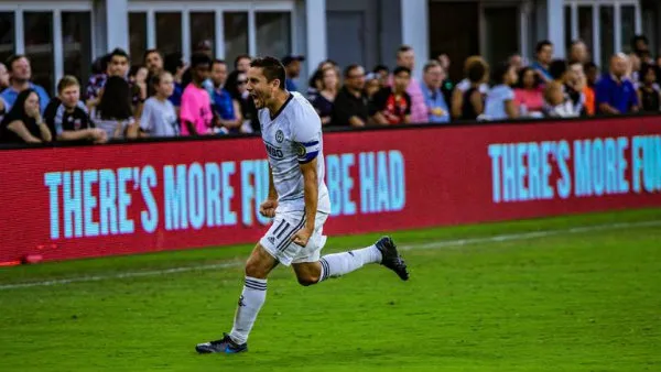 TWITTER @PHILAUNION Inicio // Futbol // Futbol Internacional // Internacionales Alejandro Bedoya celebra su gol ante el DC United