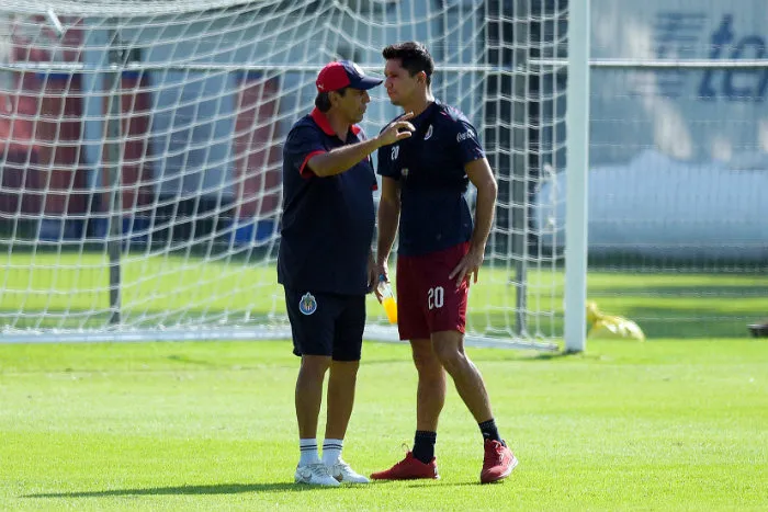 Boy y Molina, durante un entrenamiento