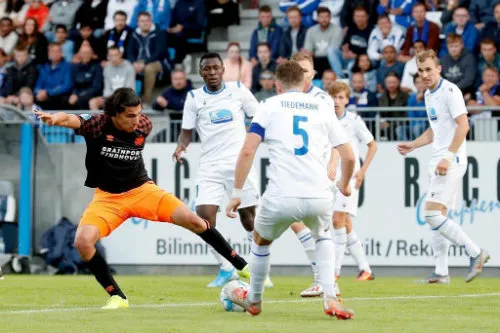 Erick Gutiérrez durante el partido